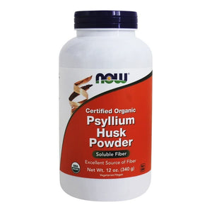 Now Foods Psyllium Husk Powder Organic 12oz - 5966 - The Oasis of Health