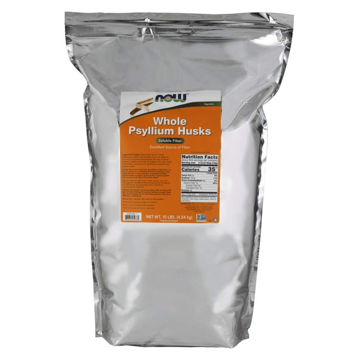 Now Foods Psyllium Husks Whole 10 Pounds - 5986 - The Oasis of Health