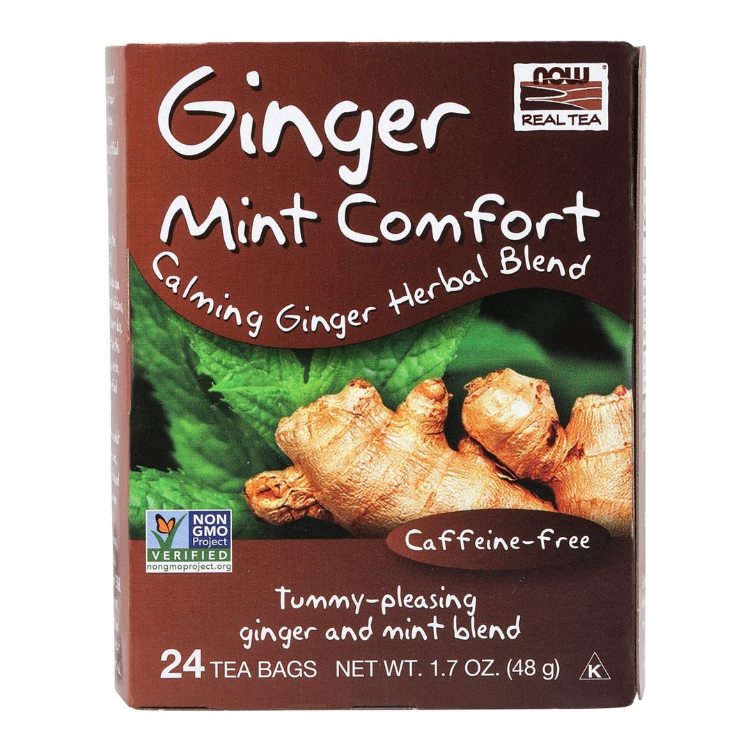 NOW Foods - Queeze EaseTM Tea - 24 Tea Bags (Pack of 2) - The Oasis of Health