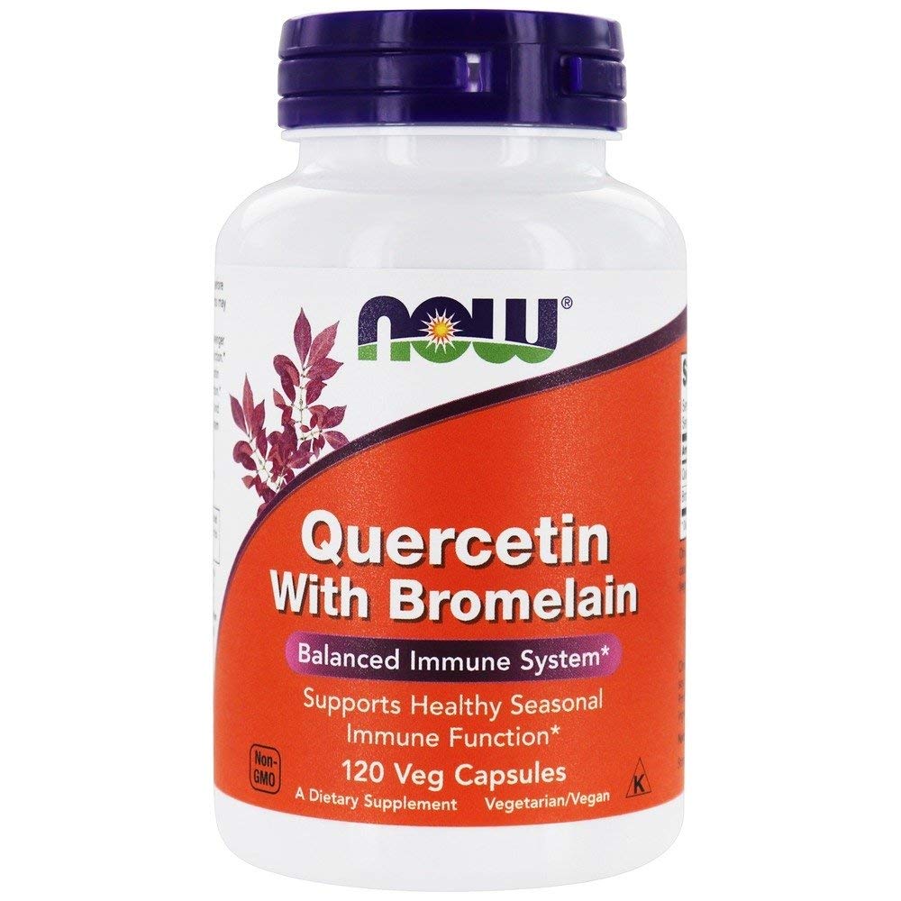 Now Foods Quercetin with Bromelain 120 Vcaps - 3070 - The Oasis of Health