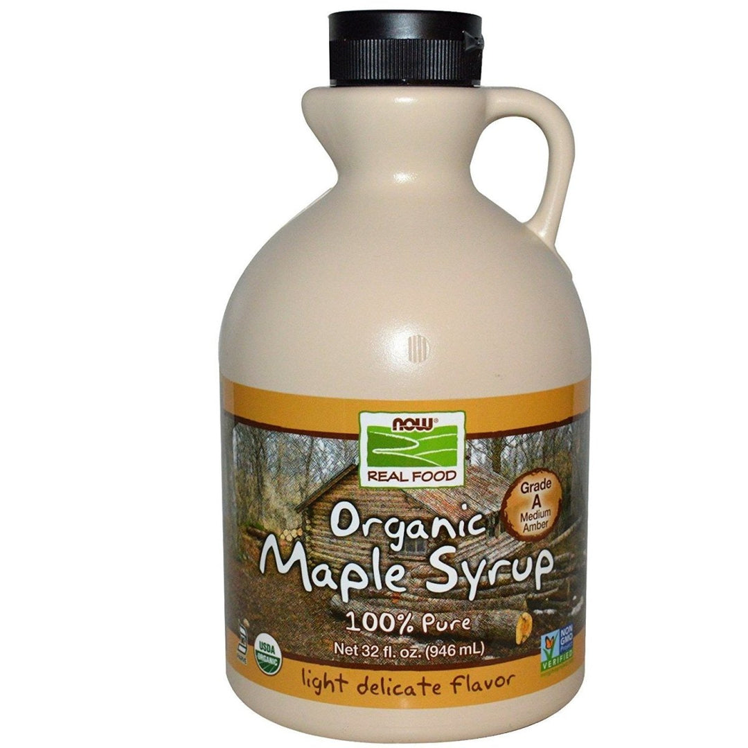 NOW Foods Real Food Organic Maple Syrup - 32 fl oz - The Oasis of Health