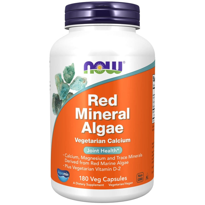 Now Foods Red Mineral Algae 180 Vcaps - 1538 - The Oasis of Health