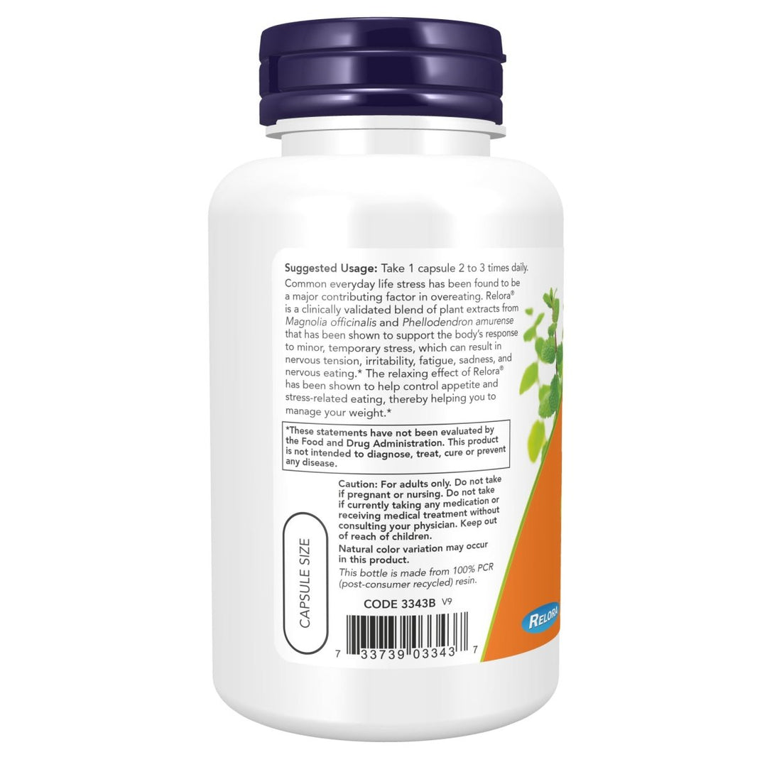 Now Foods Relora 300 mg 60 Vcaps - 3342 - The Oasis of Health