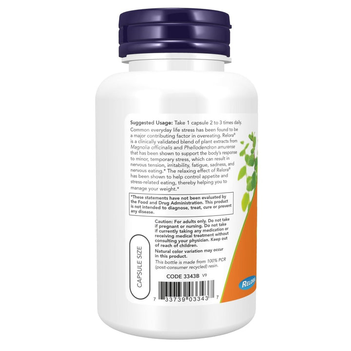 Now Foods Relora 300 mg 60 Vcaps - 3342 - The Oasis of Health
