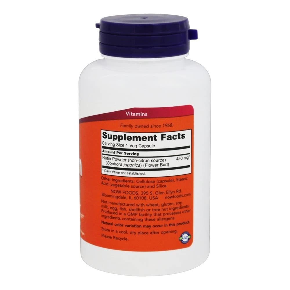 Now Foods Rutin 450 mg 100 Vcaps - 0735 - The Oasis of Health