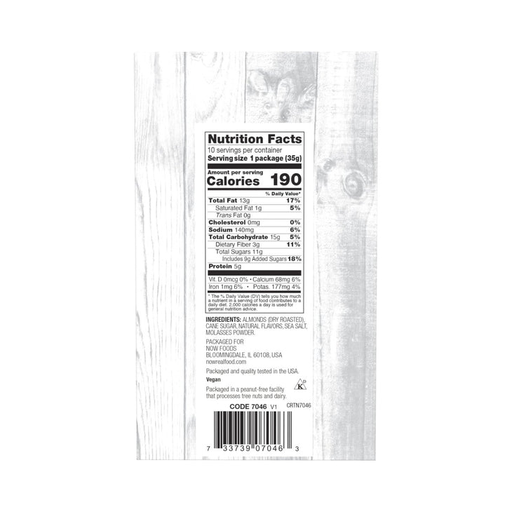 NOW Foods, Salted Caramel Almonds, Crafted in Small Batches, 10 Single Packets - The Oasis of Health