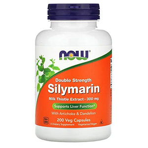 Now Foods Silymarin Double Strength 300 mg 200 Vcaps - 4753 - The Oasis of Health