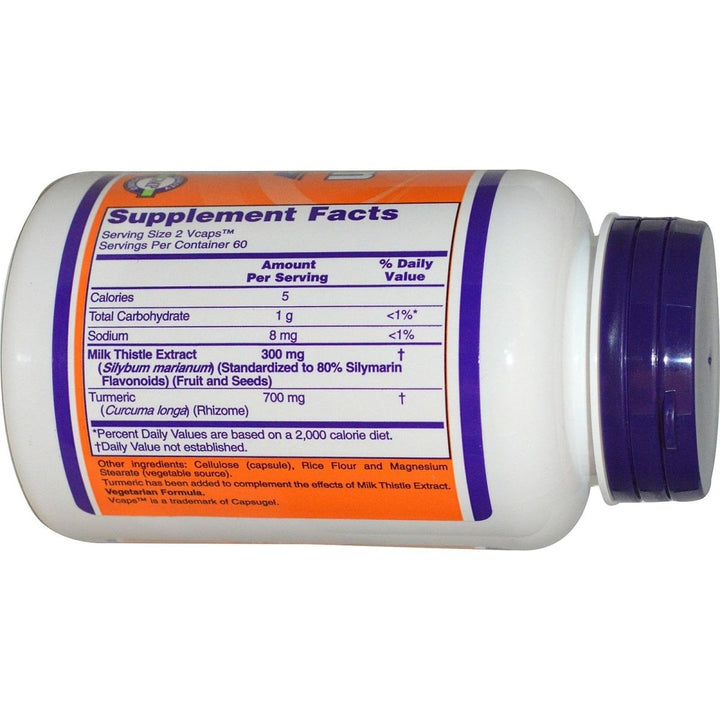 Now Foods Silymarin Milk Thistle Extract 150 mg 120 Vcaps - 4737 - The Oasis of Health