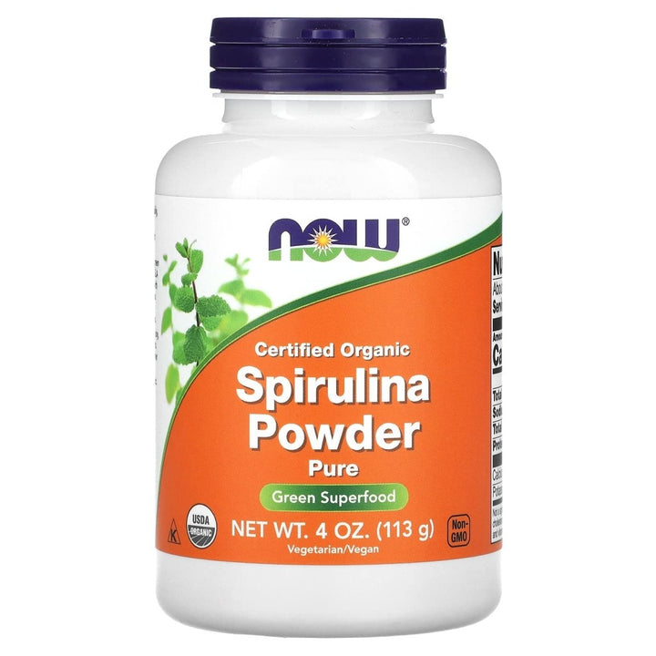 Now Foods Spirulina Powder Organic 4oz - 2690 - The Oasis of Health
