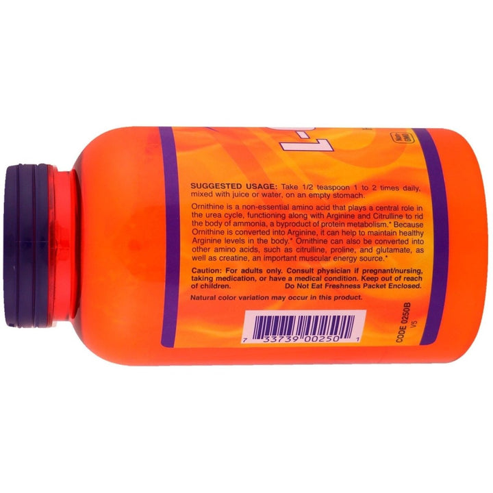 NOW Foods Sports L - Ornithine - 8 oz - The Oasis of Health