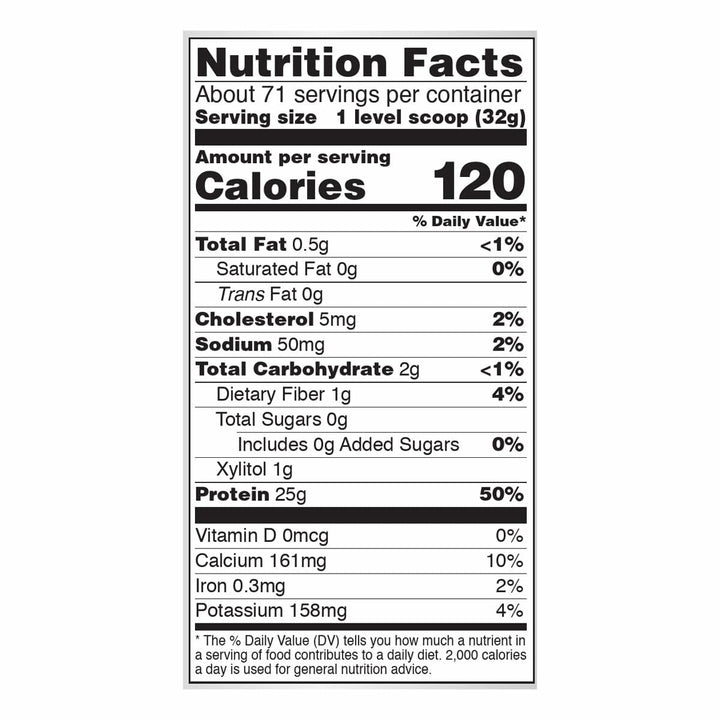 NOW Foods Sports Nutrition, Whey Protein Isolate, 25 g With BCAAs, Creamy Vanilla Powder, 5 - Pound - The Oasis of Health