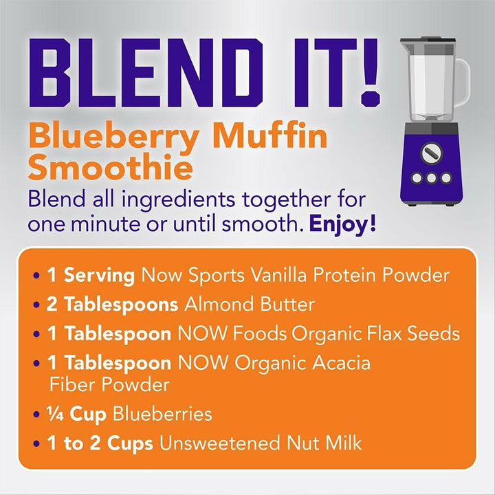 NOW Foods Sports Nutrition, Whey Protein Isolate, 25 g With BCAAs, Creamy Vanilla Powder, 5 - Pound - The Oasis of Health