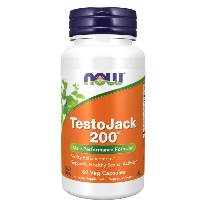 Now Foods TestoJack 200 Extra Strength 60 Vcaps - 2198 - 2 Pack