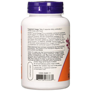 Now Foods Thyroid Energy 90 Vcaps - 3368 - The Oasis of Health