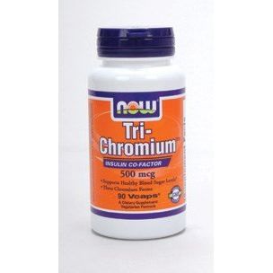 Now Foods Tri - Chromium 500 mcg With Cinnamon 90 Vcaps - 1428 - The Oasis of Health