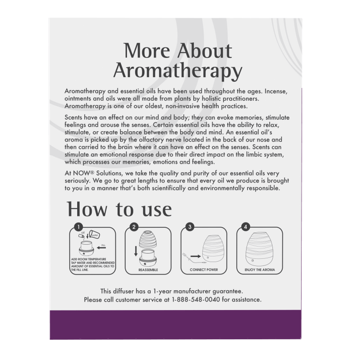 Now Foods Ultrasonic USB Oil Diffuser - 7523 - The Oasis of Health