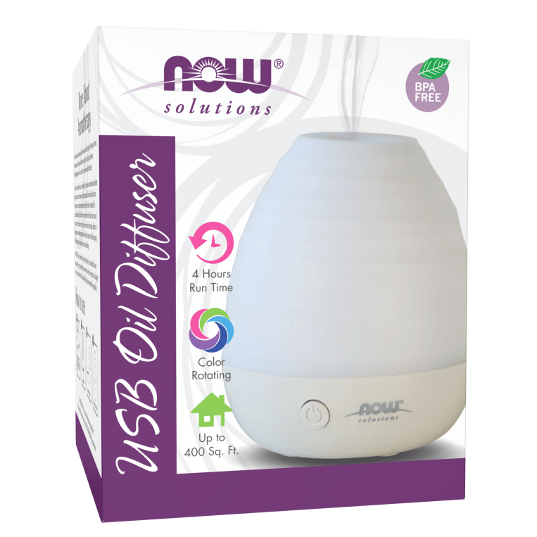 Now Foods Ultrasonic USB Oil Diffuser - 7523 - The Oasis of Health