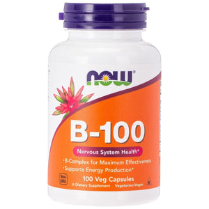 Now Foods Vitamin B - 100 100 Vcaps - 0436 - The Oasis of Health