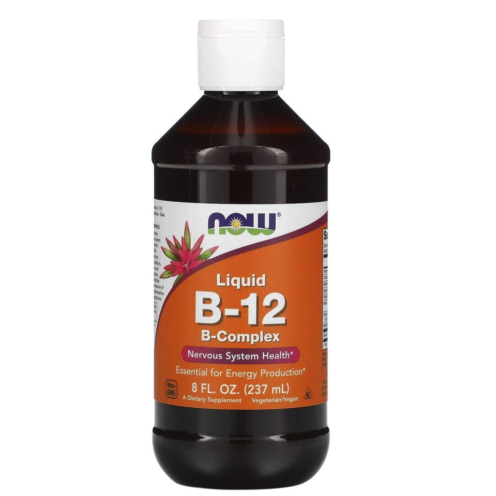Now Foods Vitamin B - 12 Complex Liquid 8oz - 0465 - The Oasis of Health
