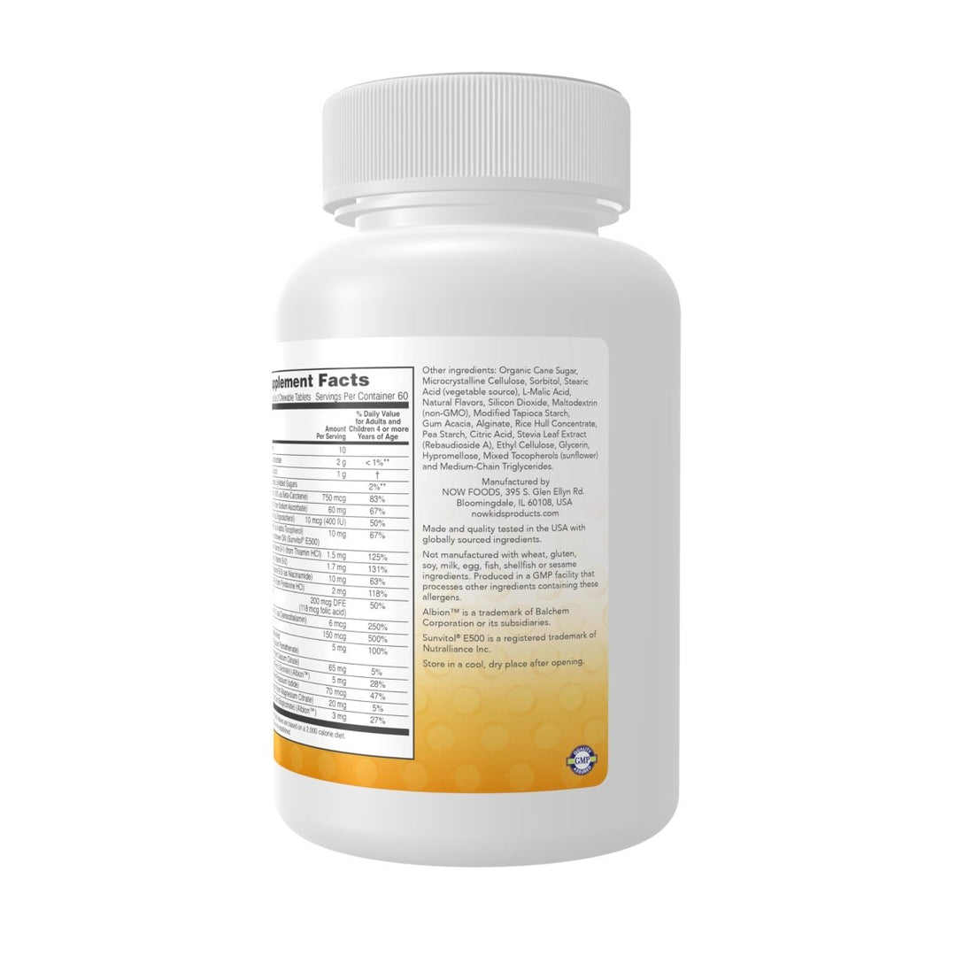 NOW Kids, Kid Vits? Grape Splash - 120 Chewable Tablets - The Oasis of Health