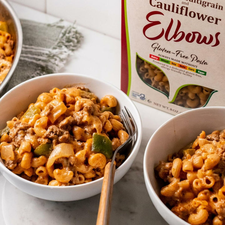 NOW, Living NOW, NOW Natural Foods, Organic Multigrain and Cauliflower Elbows Gluten Free Pasta, Made Without Dairy, Wheat, Soy, Nuts, Corn or Eggs, 8 oz - The Oasis of Health