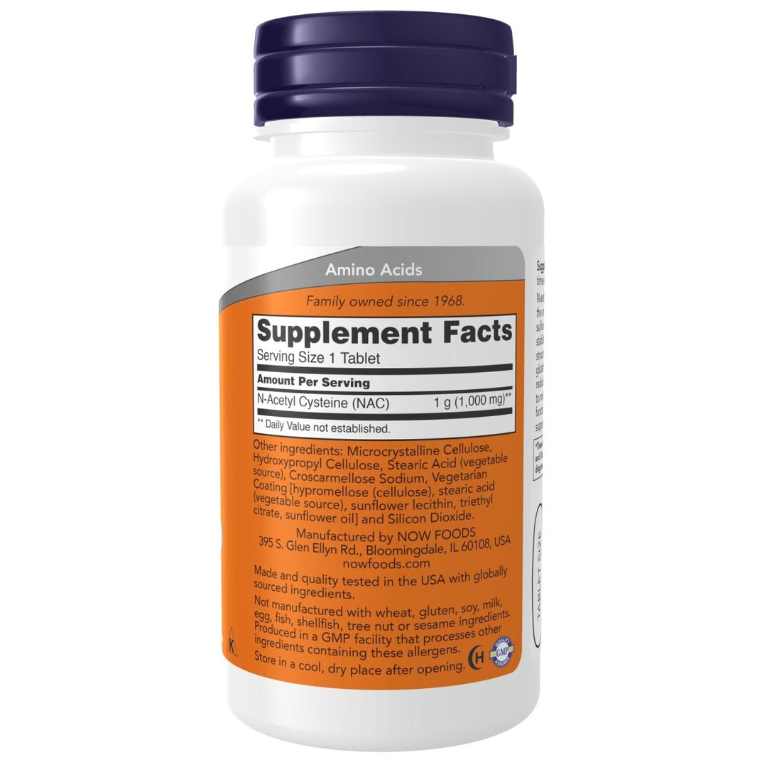 Now NAC 1000mg 60 Tablets - The Oasis of Health