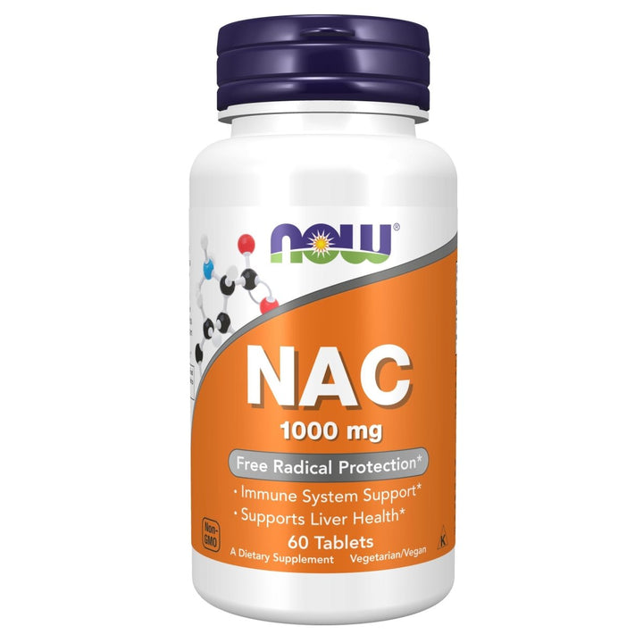 Now NAC 1000mg 60 Tablets - The Oasis of Health