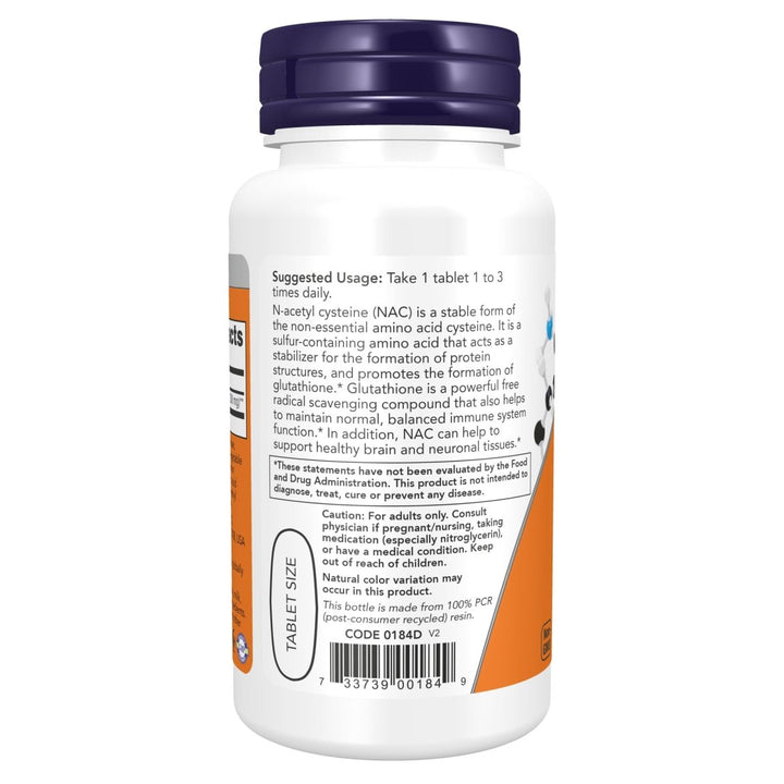 Now NAC 1000mg 60 Tablets - The Oasis of Health