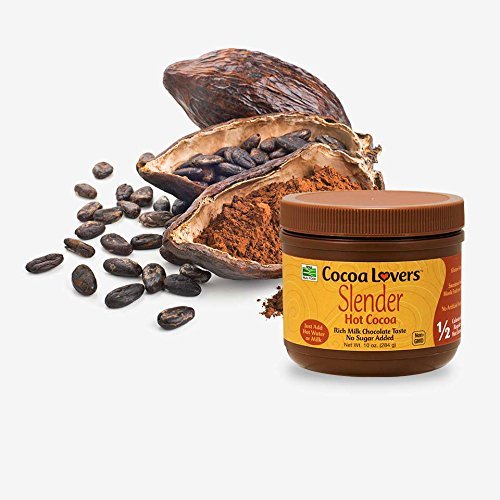 Now Real Food Cocoa Lovers Slender Hot Cocoa Organic 10 Oz - 6681 - The Oasis of Health