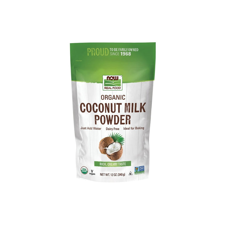 Now Real Food Coconut Milk Organic Powder 12 Oz - 5835 - The Oasis of Health