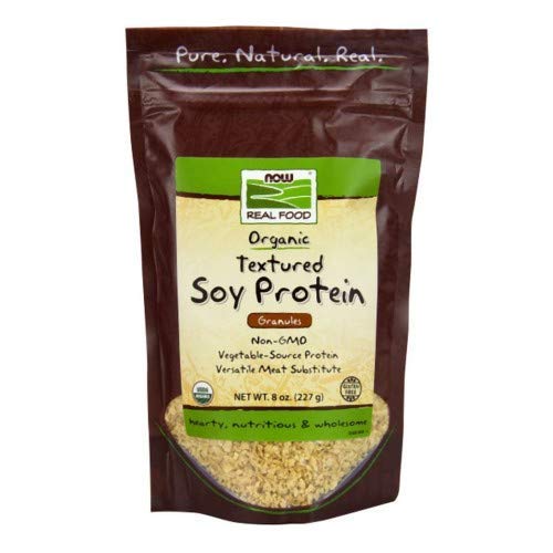 Now Real Food Textured Soy Protein Granules Organic 8oz - 6335 - The Oasis of Health