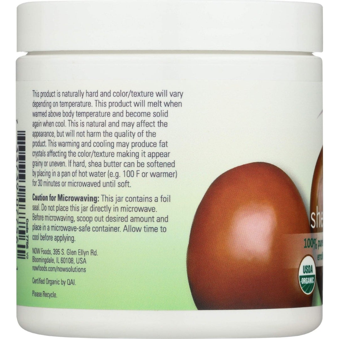 Now Solutions Shea Butter Organic & Pure 7oz - 7756 - The Oasis of Health