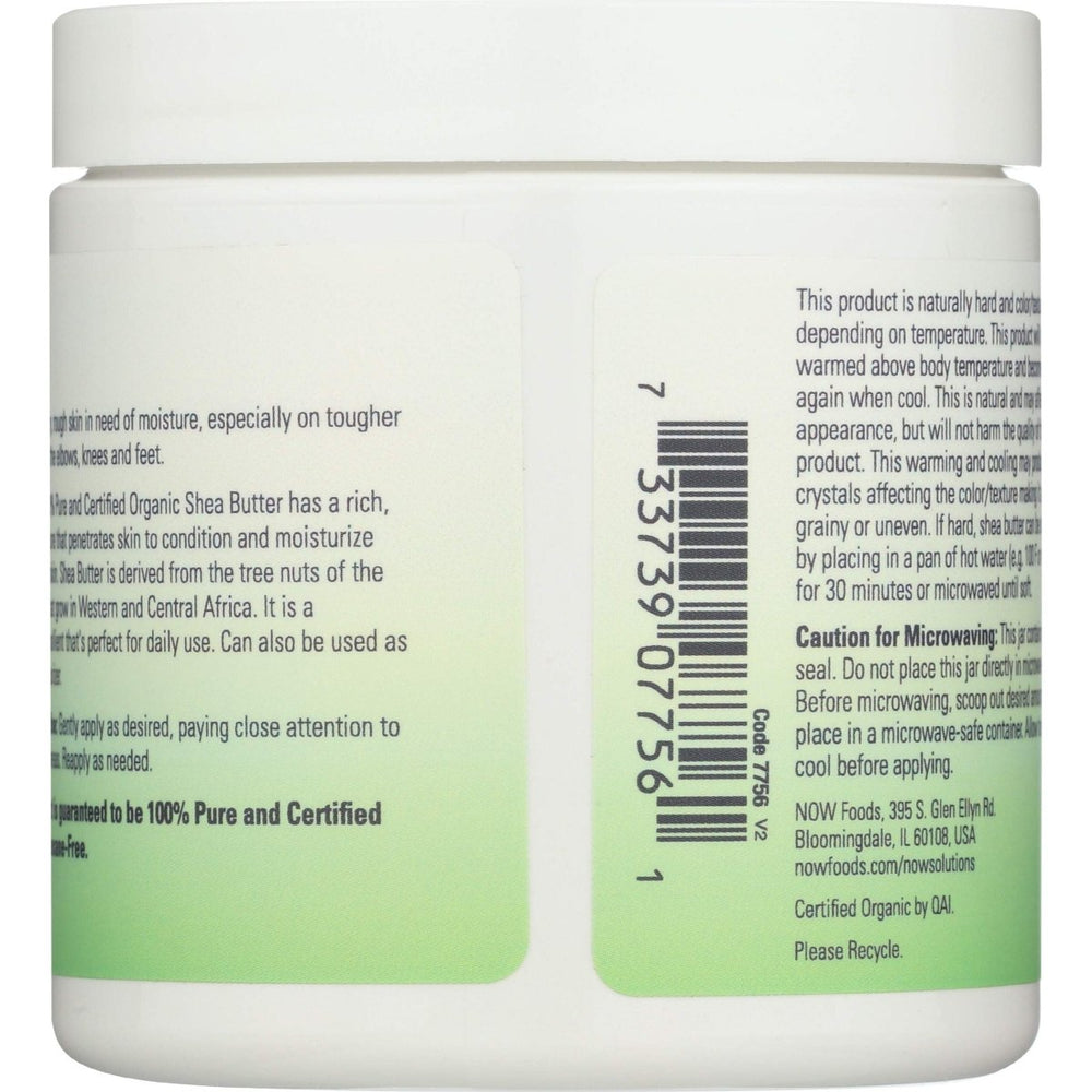 Now Solutions Shea Butter Organic & Pure 7oz - 7756 - The Oasis of Health