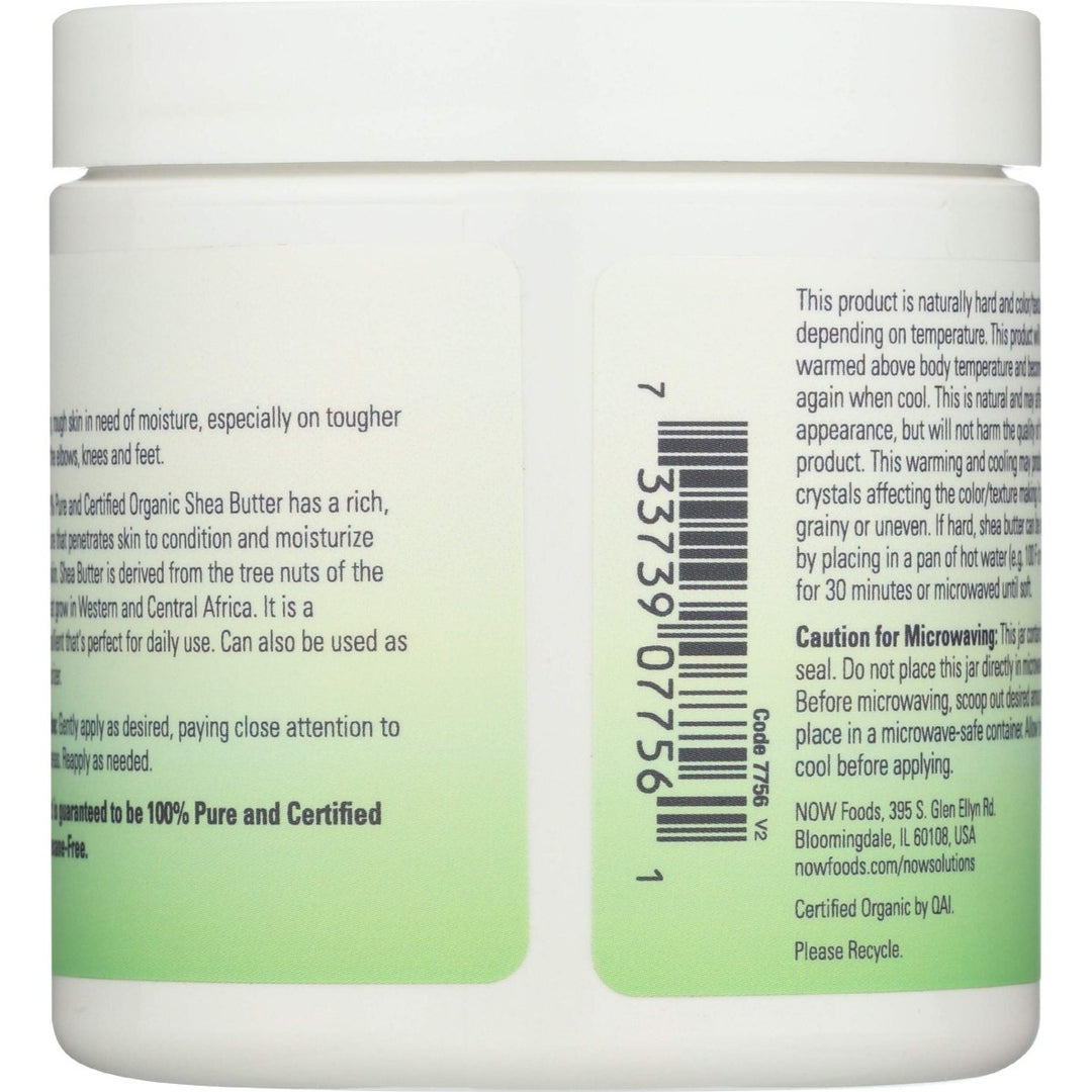 Now Solutions Shea Butter Organic & Pure 7oz - 7756 - The Oasis of Health