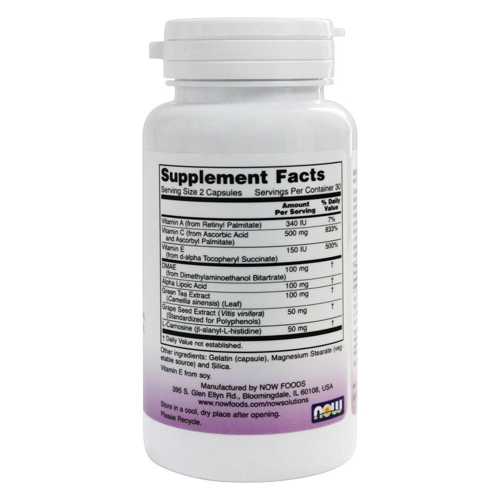 Now Solutions Wrinkle Rescue 60 Vcaps - 3367 - The Oasis of Health