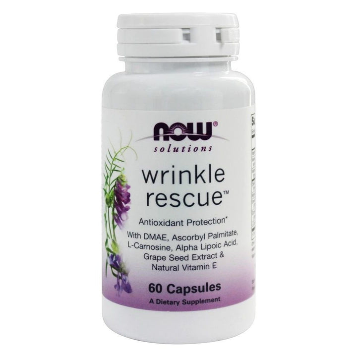 Now Solutions Wrinkle Rescue 60 Vcaps - 3367 - The Oasis of Health