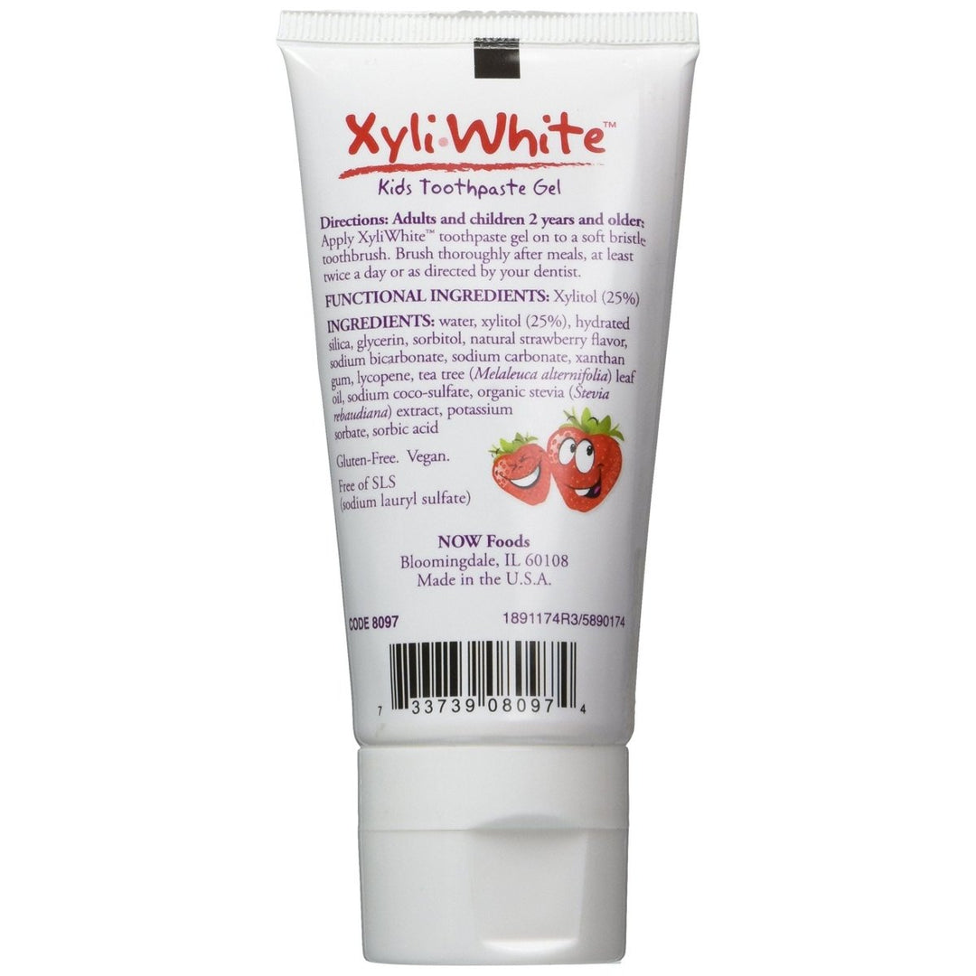 Now Solutions Xyliwhite Strawberry Splash Toothpaste Gel for Kids - 8097 - The Oasis of Health