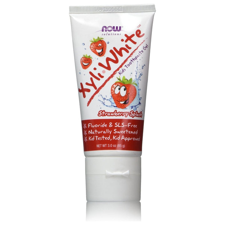 Now Solutions Xyliwhite Strawberry Splash Toothpaste Gel for Kids - 8097 - The Oasis of Health