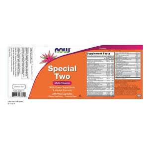 Now Special Two, 240 Caps by Now Foods (Pack of 2) - The Oasis of Health