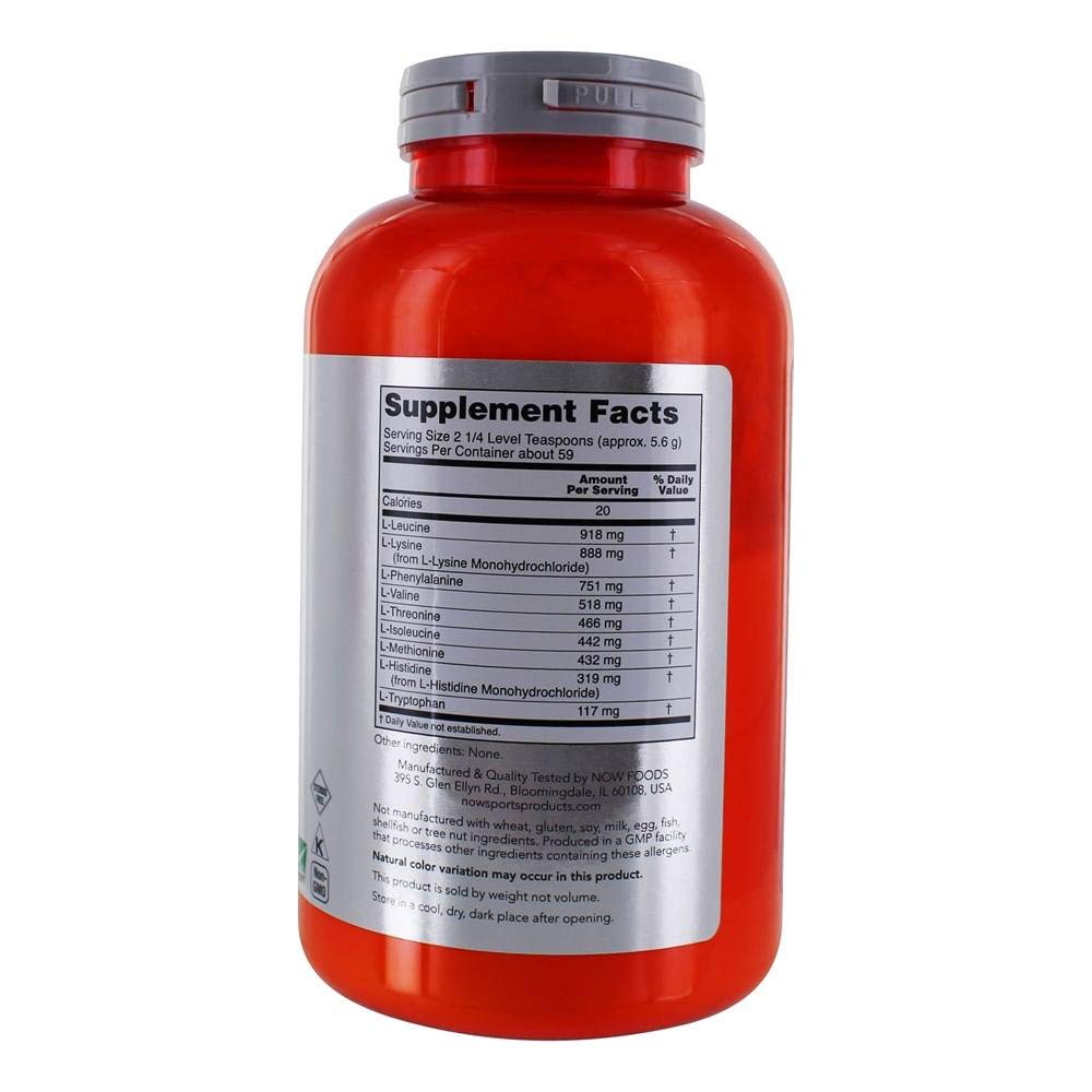 Now Sports Amino - 9 Essentials Powder 330g 11.64oz - 0206 - The Oasis of Health