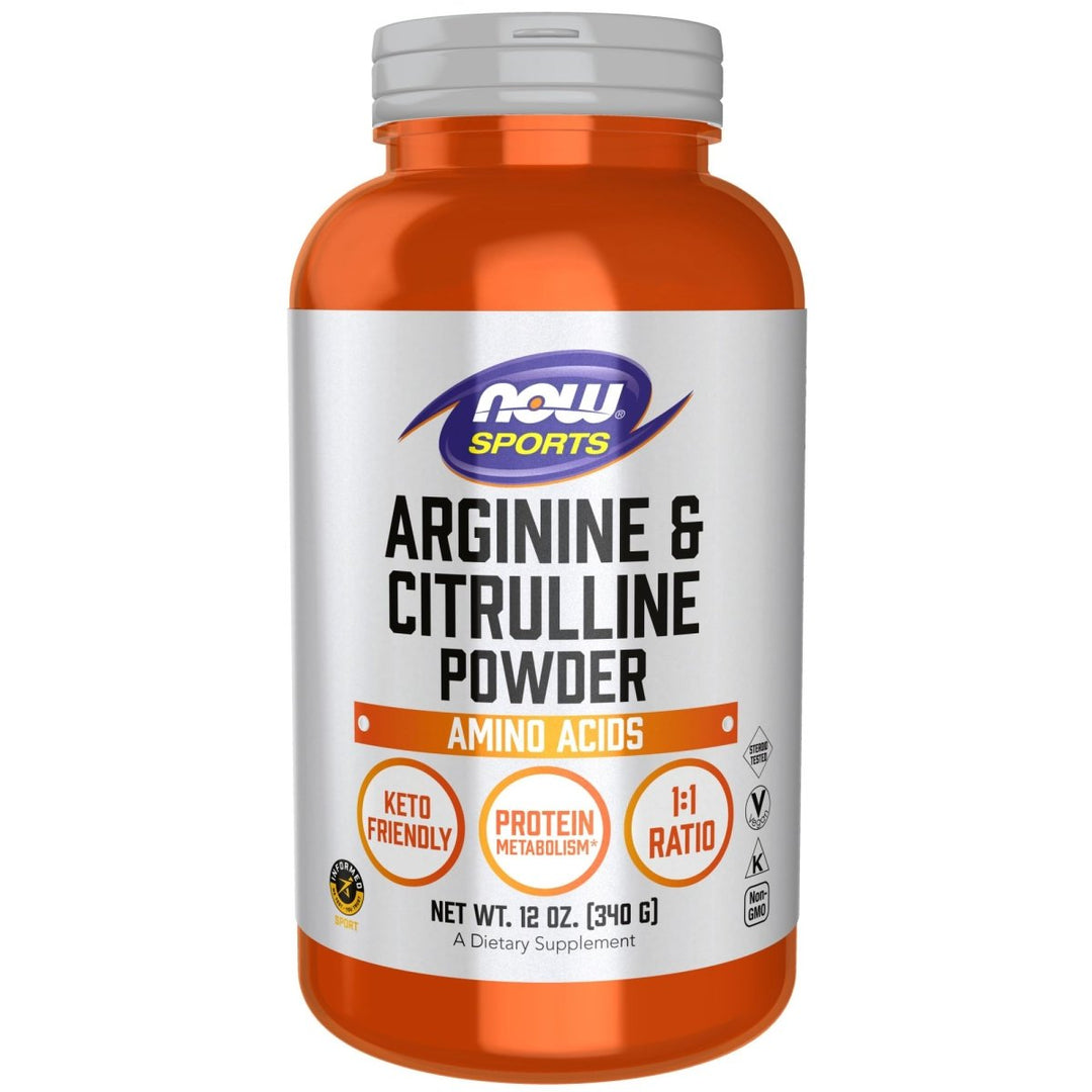 Now Sports Arginine & Citrulline Powder 12oz - 0204 - The Oasis of Health