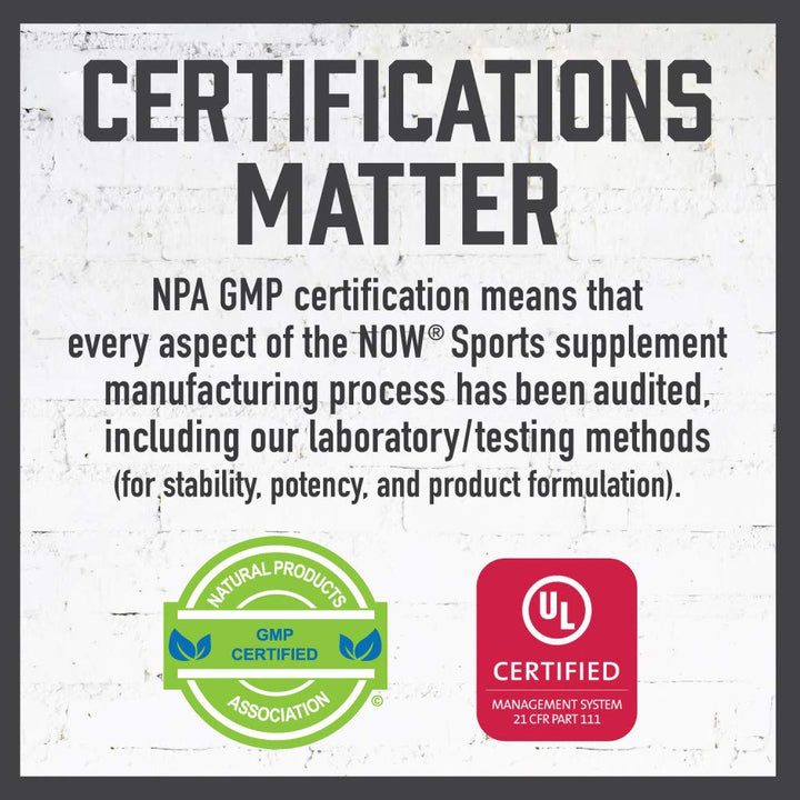 Now Sports Arginine & Ornithine 500 mg / 250 mg 100 Vcaps - 0040 - The Oasis of Health