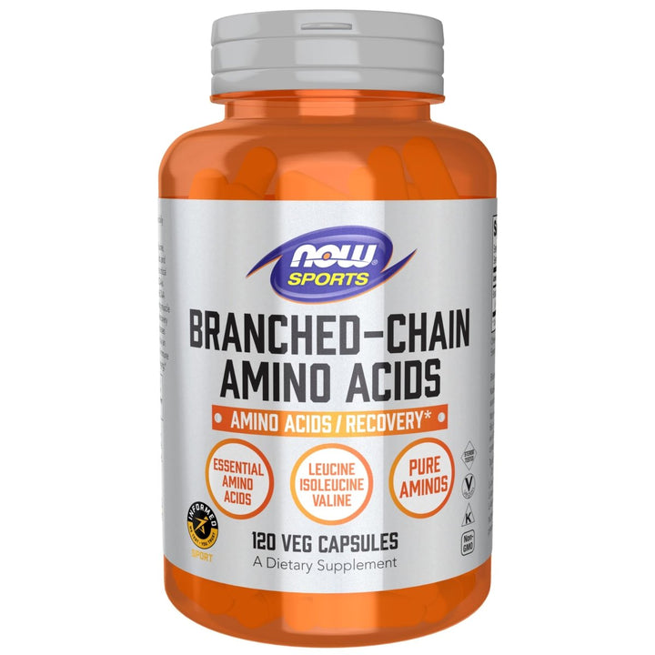 Now Sports Branched Chain Amino Acids 120 Vcaps - 0053 - The Oasis of Health