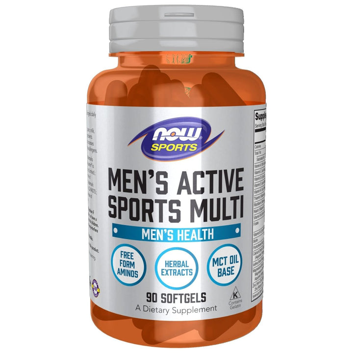 Now Sports Men's Active Sports Multi 90 Softgels - 3890 - The Oasis of Health