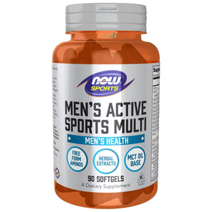 Now Sports Men's Active Sports Multi 90 Softgels - 3890 - The Oasis of Health