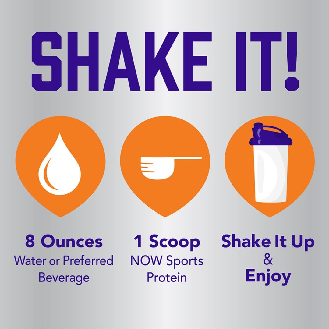 Now Sports Pea Protein Pure Unflavored Powder 12 oz - 2132 - The Oasis of Health