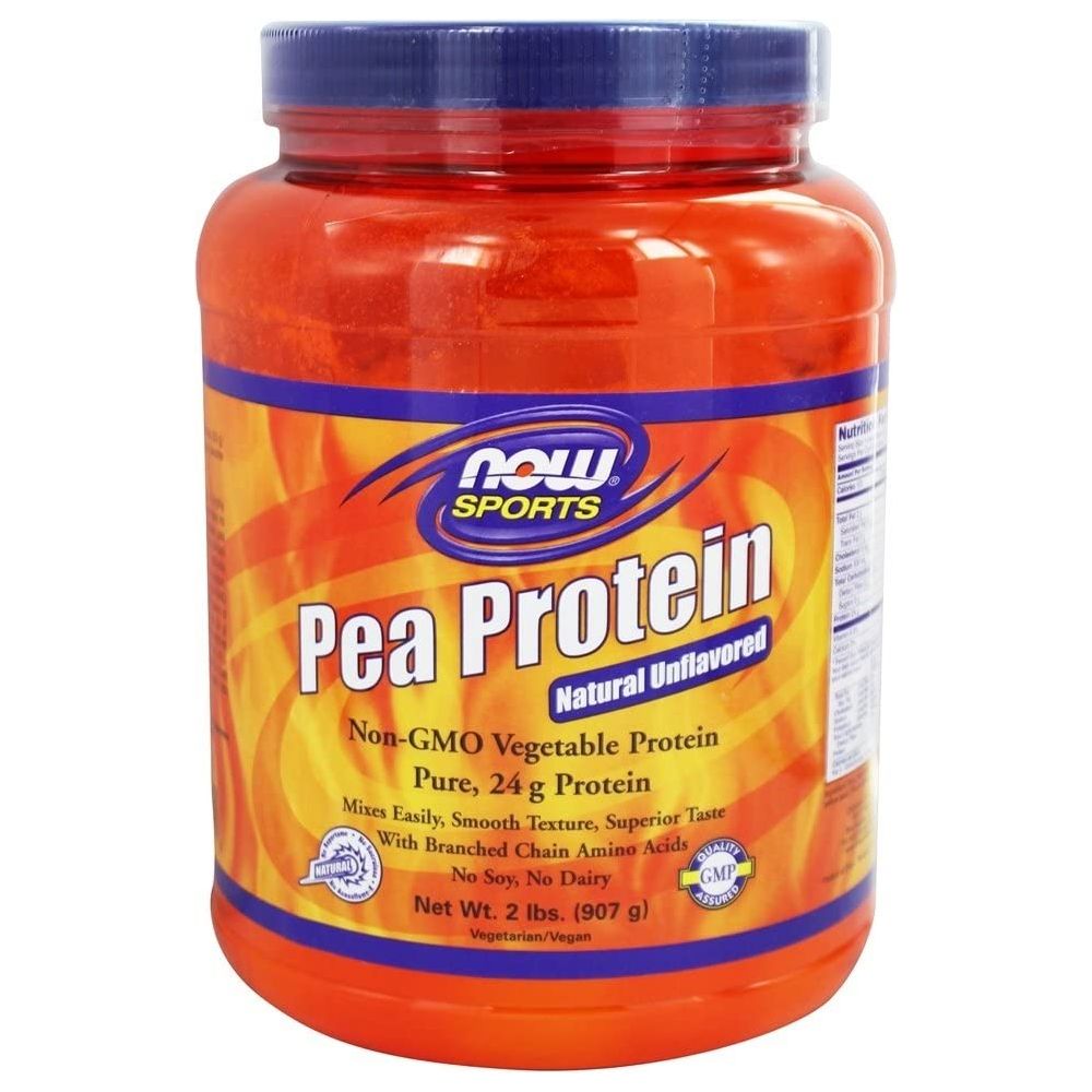 Now Sports Pea Protein Pure Unflavored Powder 2 Pounds - 2135 - The Oasis of Health