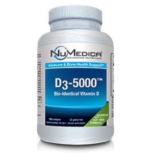 Numedica - D3 5000 Large - Vitamin D3 - 180 softgels - The Oasis of Health