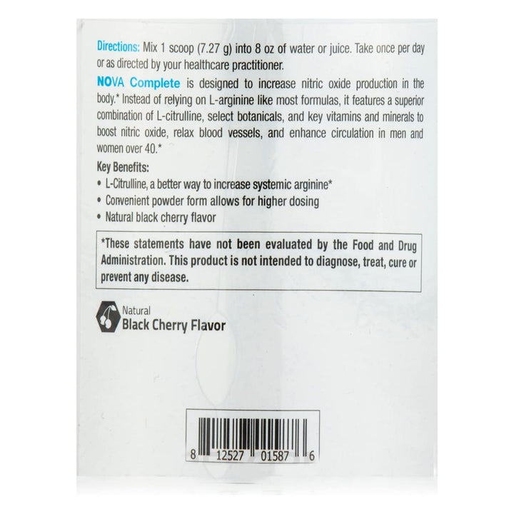NuMedica NOVA (Nitric Oxide Vascular Assist) Complete Monk Fruit - 7.69 oz (218.04 Grams). Boosts Nitric Oxide Production for Enhanced Circulation in Men & Women. - The Oasis of Health