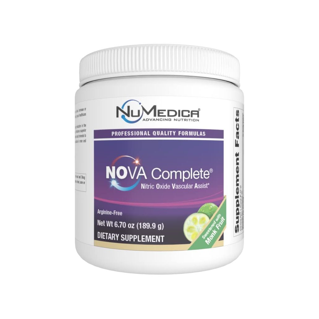 NuMedica NOVA (Nitric Oxide Vascular Assist) Complete Monk Fruit - 7.69 oz (218.04 Grams). Boosts Nitric Oxide Production for Enhanced Circulation in Men & Women. - The Oasis of Health